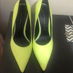 Neon heels